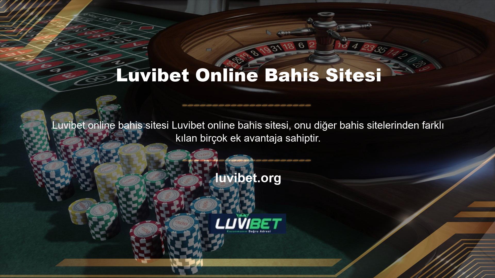 Luvibet bahis sitesi, kullanıcılarına Luvibet oyunlarını oynamak için tüm hizmetleri sunmaktadır