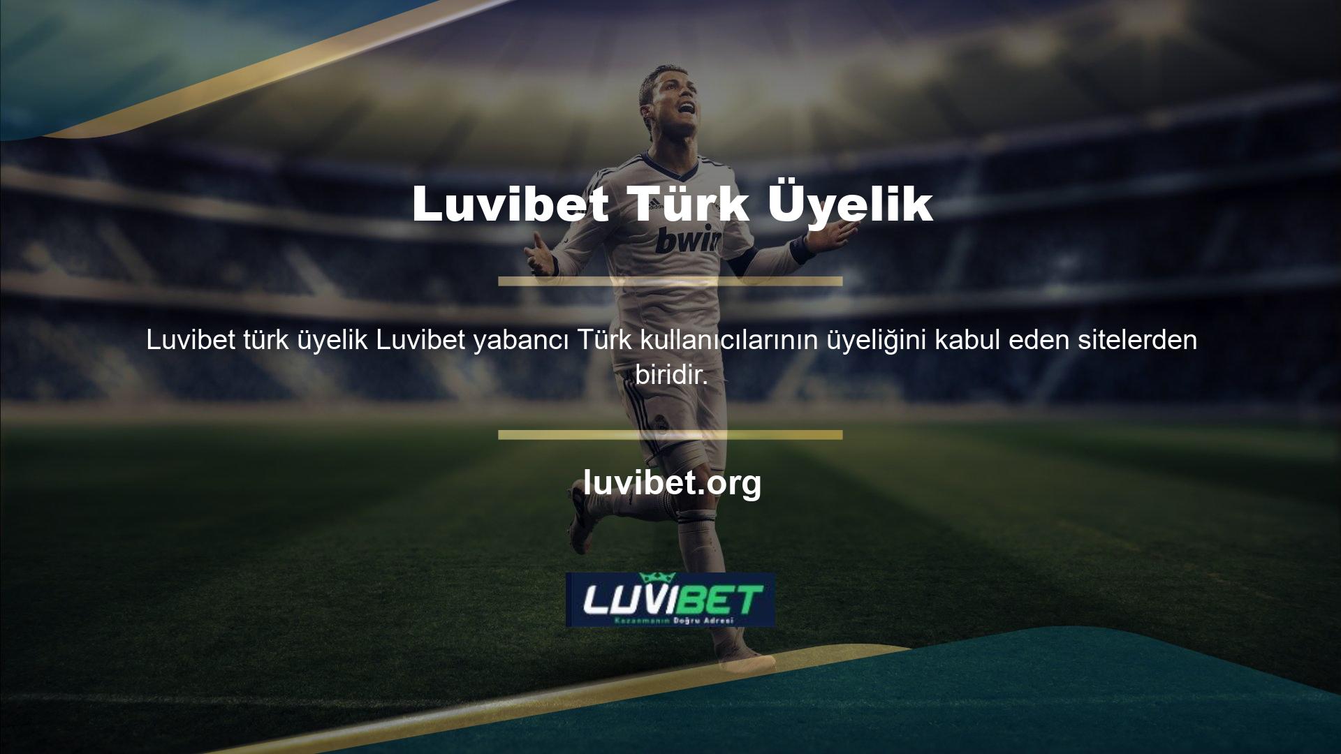 Luvibet çevrimiçi bahis sitesi, Türkiye'de her gün kullanıcı sayısını artıran bahis sitelerinden biridir